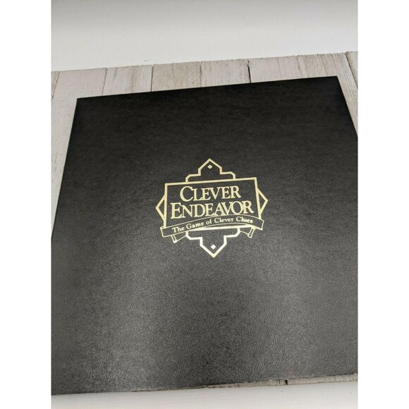 Clever Endeavor Game Board Replacement Board Only And Instructions Rules 1989 - Picture 2 of 5